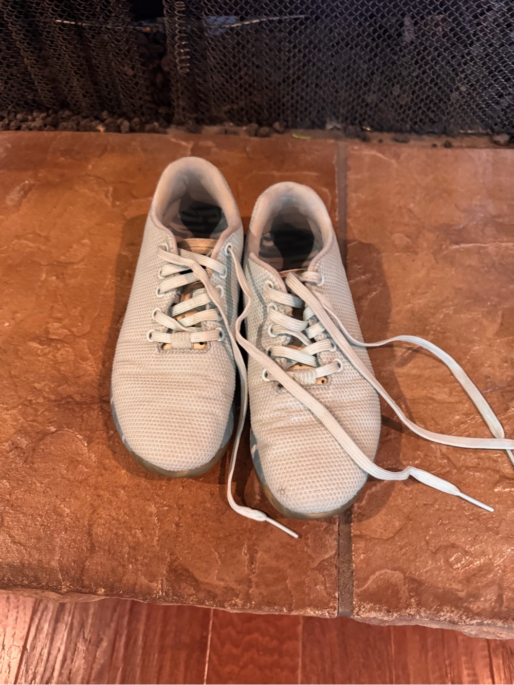 NOBULL Light Gray Mesh Athletic Shoes